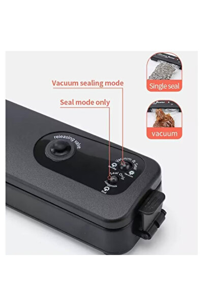 OEM Vacuum and food sealing machine, 90W power, compact, low noise, black color