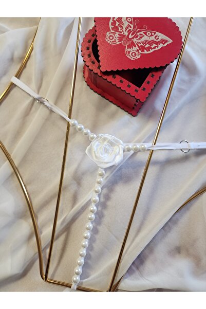 G&H UNDERWEAR Στρινγκ εσώρουχο με πέρλες