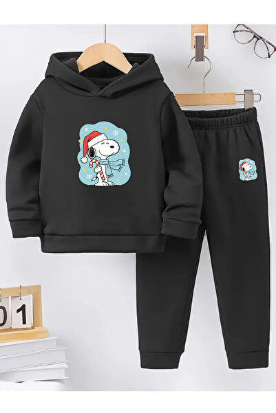 aytok tekstil Set de trening pentru iarnă pentru fete și băieți Snoopy 5 6 7 ...