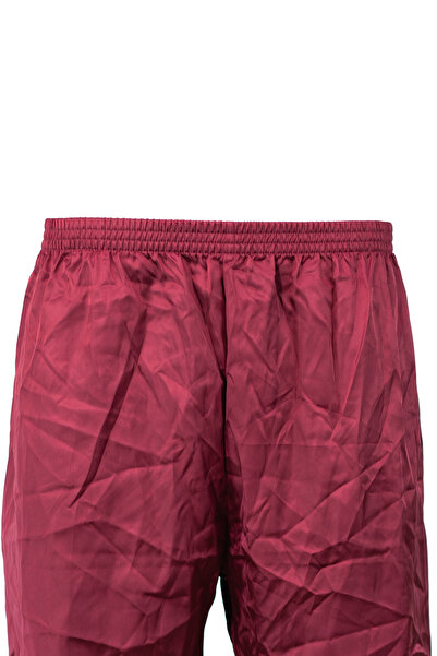 Oppland Men's Satin Fabric Shorts Solid Color Elastic Waistband No Pockets Relaxed Fit Lightweight Fabric