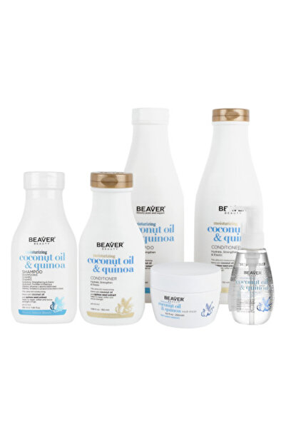 Beaver Hydrating Shampoo with Coconut Oil and Quinoa, 350 ml