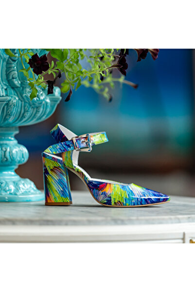 OEM Women's Shoes With Thick Heels Jolie Blue Magic - 37