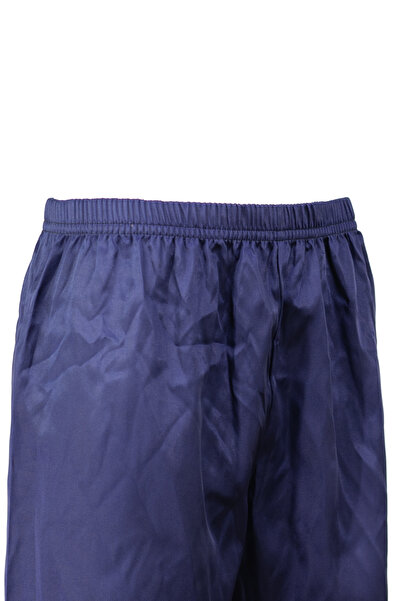 Oppland Men's Satin Fabric Shorts Solid Color Elastic Waistband No Pockets Relaxed Fit Lightweight Fabric