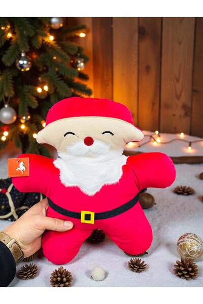 FAMEMUS ACCESSORY Noel Baba Peluş oyuncak Yılbaşına Özel 35 cm