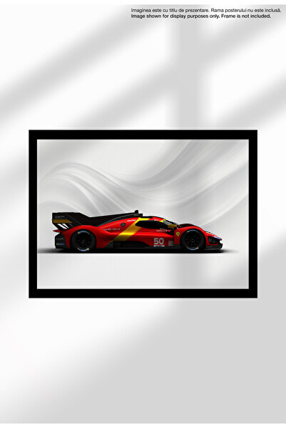 21mxm Poster Canvas cu Mașină Sport – Print Neînramat - Pasionați Auto - 1517...