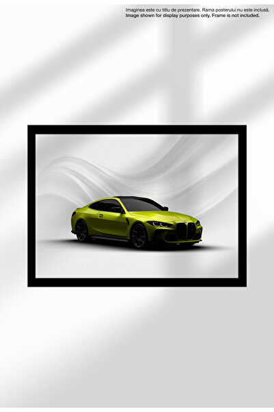 21mxm Poster Canvas cu Mașină Sport - Print Digital - 1728 M4 G82 2021 Yellow Front