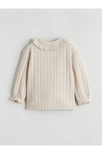 LC Waikiki Peter Pan collar Baby Girl Cardigan and Leggings