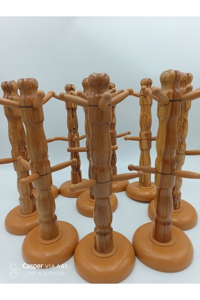 ea elizi ahşap 10 adet ahşap gövdeli fincan askısı