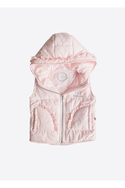 kitikate Velvet Vest Pink