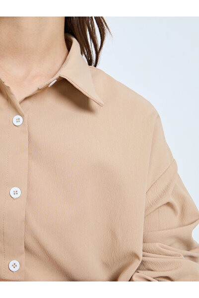 Take Two By Styli Beige Longline Shirt and Pants Co-ords