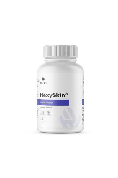 HEXYVET PHARMA Hexy Skin 60 Capsule Twist Off pentru caini si pisici