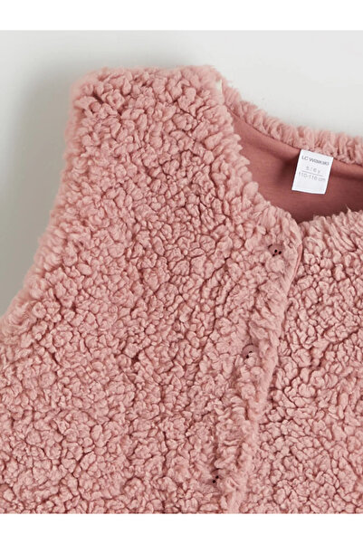 LC Waikiki Patterned Girl's Dress and Vest