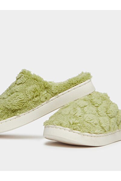 Take Two By Styli Solid Plush Bedroom Slippers