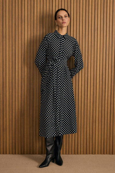 Aker Puantiye Viscon Elbise