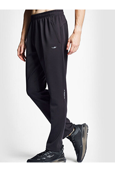 Lescon Men's Black Zippered Tracksuit Set 25S-1249/1250