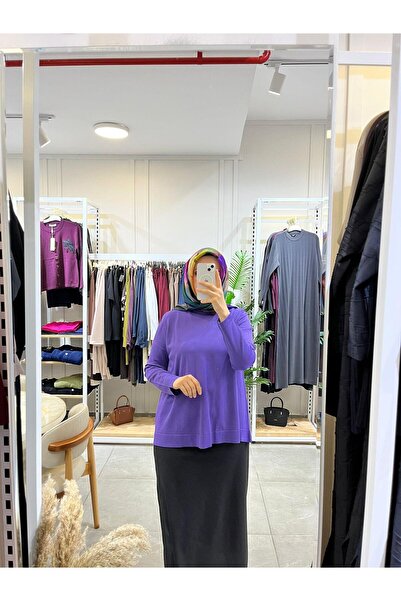 Nuss 902 Basic Merserize Tunik Lila
