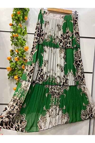 edu collection Спідниця з підкладкою з шифону з візерунком