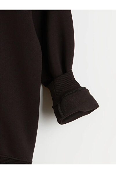 LC Waikiki Мъжка дебела блуза с висока яка и принт