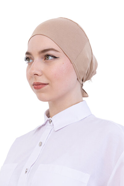 Modish Group Practical Bone Cotton Hijab Inner Bonnet, Ready-To-Wear Viscose Hat for Headscarf, for Prayer Daily Use