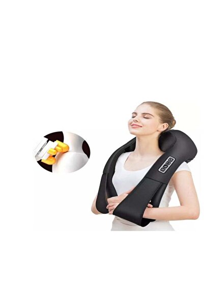 Relax Smart جهاز تدليك الرقبة الحراري - جهاز تدليك شياتسو ثلاثي الأبعاد محمول...