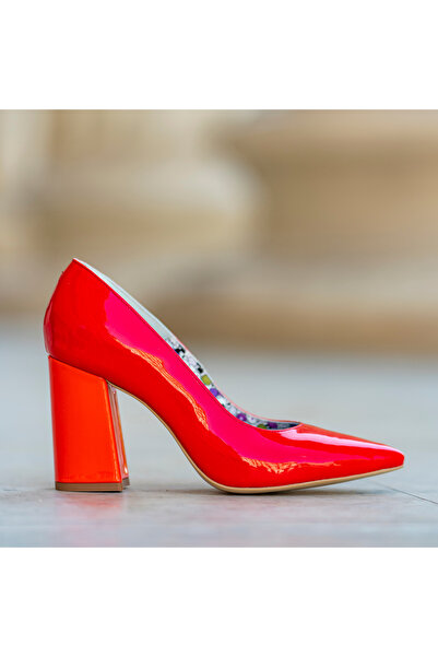 OEM Women's Shoes With Thick Heels Victoria Red - 35