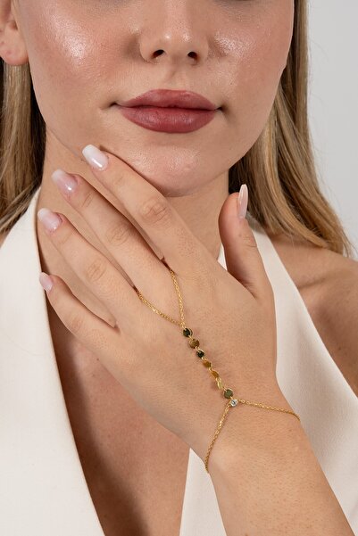 Söğütlü Silver 925 ayar gümüş şahmeran altın yaldızlı zirkon taşlı pullu şahm...