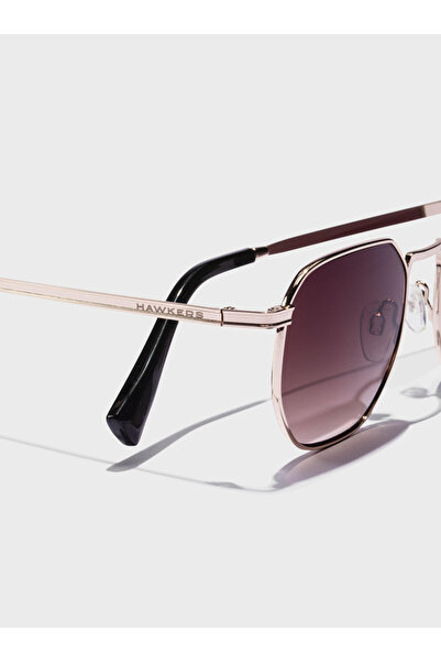 Hawkers By Styli Sixgon - Silver Smoke Brown Sunglasses