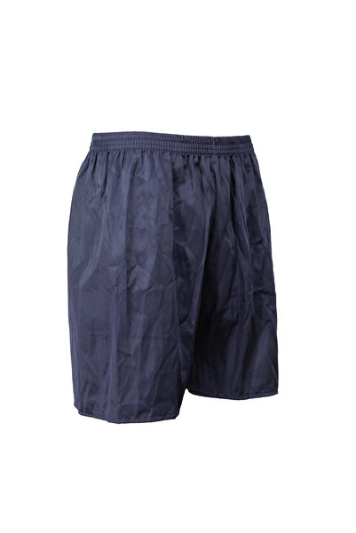 Oppland Men's Satin Fabric Shorts Solid Color Elastic Waistband No Pockets Relaxed Fit Lightweight Fabric