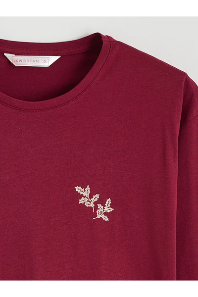 LC Waikiki Crew Neck Printed Women's Pajamas Set