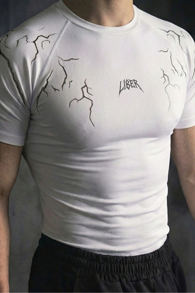 Liber Slayer Fit - Compression T-Shirt Breathable Ultra Flexible Structure Fitness