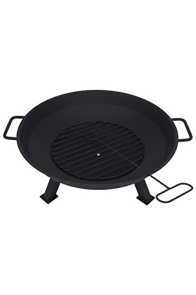 Ambiance Outdoor fire pit / fireplace with included hook Ambiance, metal, 22×56 cm, black