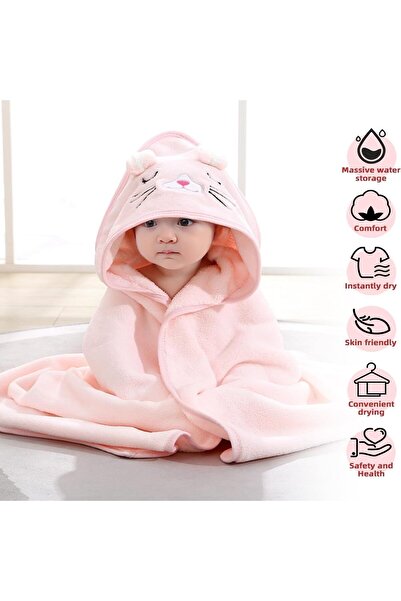 Aputue مناشف أطفال بغطاء رأس ، مناشف استحمام فاخرة للأطفال، مناشف كبيرة بغطاء رأس للأولاد والبنات، مثالية