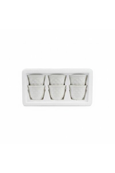 mawfoor طقم فناجيل قهوة سعودية فاخرة موفور مزخرفة قلوب- 6 حبات