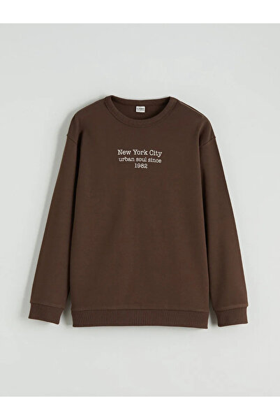 LC Waikiki Μπλουζάκι για αγόρι με στάμπα με λαιμόκοψη