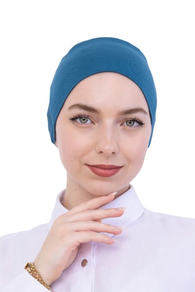 Modish Group Practical Bone Cotton Hijab Inner Bonnet, Ready-To-Wear Viscose Hat for Headscarf, for Prayer Daily Use