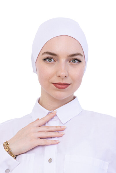 Modish Group Practical Bone Cotton Hijab Inner Bonnet, Ready-To-Wear Viscose Hat for Headscarf, for Prayer Daily Use