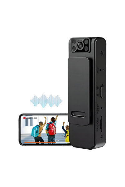 OferteTop Mini 2K Action Camera With Wi-Fi, App Control, Stabilization And Rotating Lens