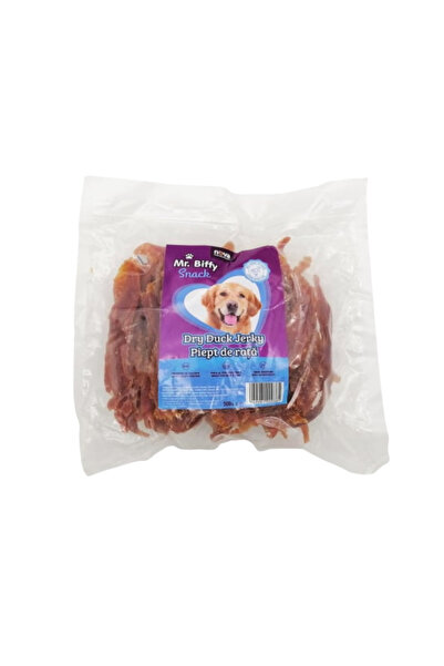 Mr. Biffy dog treats, duck breast, 500 g