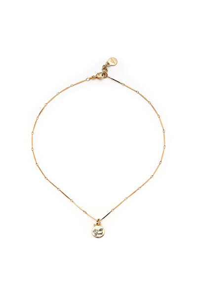 Mon Reve Earthline Altın Kaplama Zincir Kolye