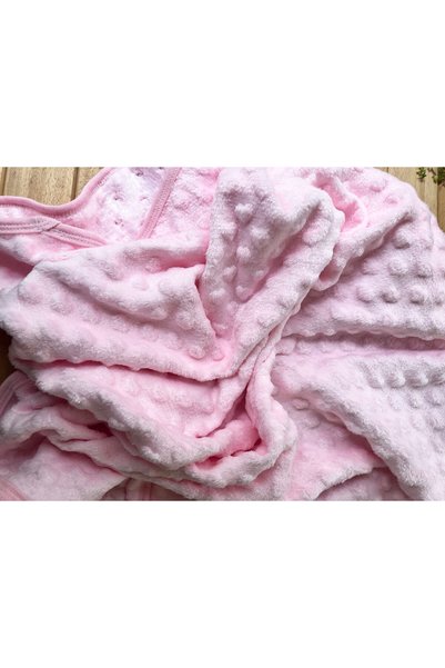 Berço Heart-Shaped Chickpea Pink Baby Blanket Cotton Single Layer Transitional Thin 90*90
