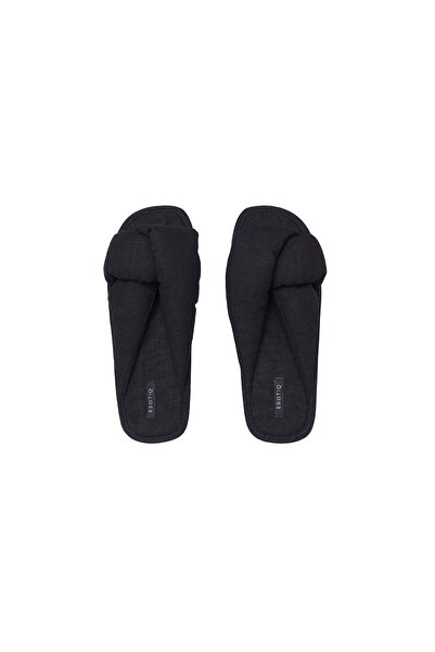 ESOTIQ Women's Home Slippers Open Toe Textured Fabric Style Comfortable | Joya
