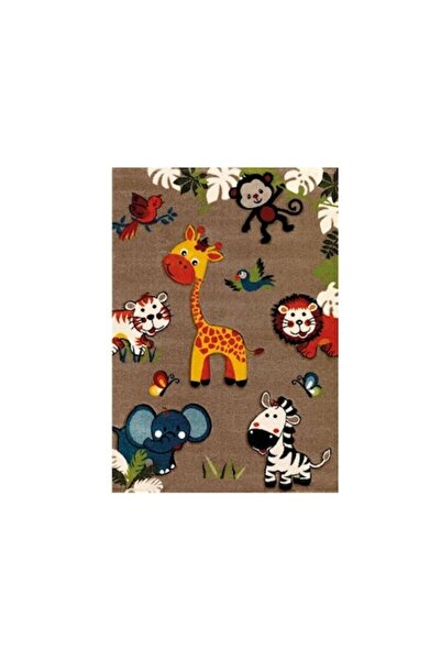 E EFRALL Anti-slip children's room rug with animal design 120 x 180 cm Concept