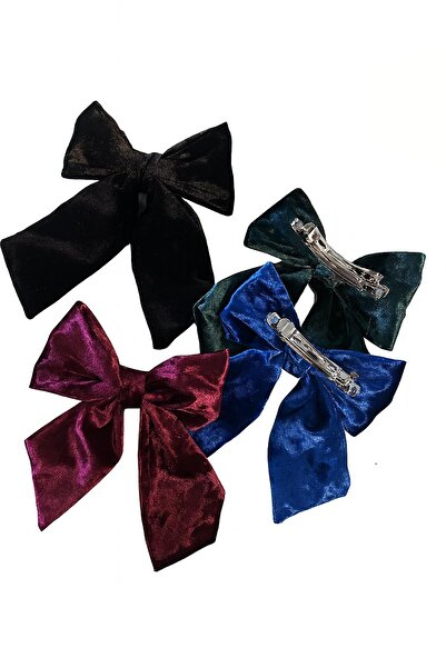 New Obsessions Velvet Bow 4-Piece Buckle Set