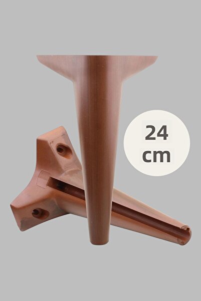 MH MiniHediye Aspen Luxury Furniture Sofa Armchair Tv Unit Console Riser Leg Feet 24 cm Wood Patterned