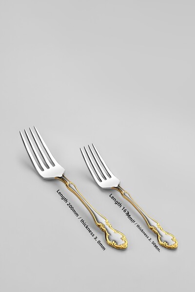 Nehir Adri̇ana Altin Saten 89 Piece Boxed Cutlery Set