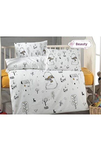 Recos Patterned Baby Duvet Cover Set (Duvet Cover, Sheet, 2 Pillow Sets)