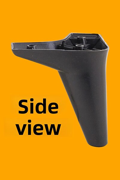 MH MiniHediye Aspen Luxury Furniture Sofa Armchair Tv Unit Plinth Leg Feet 12 cm Black Leg (4 Pcs)