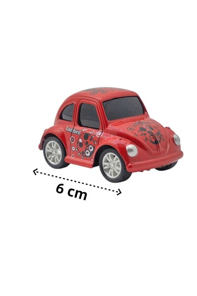 Fidan oyuncak 4-Piece Mini Metal Vosvos Set - 6 cm Collectible Toy Cars