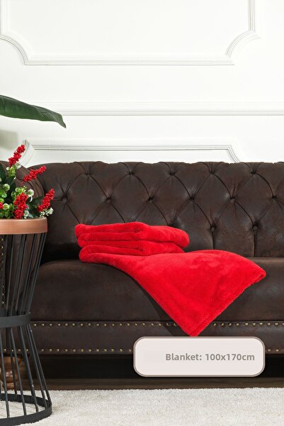 Elart Enjoy Wellsoft Tv Blanket (100X170 cm) Red