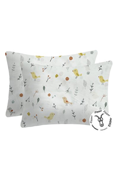 Lief Home 100% Cotton Zippered Baby Pillowcase |   38X50 (2 Pieces)